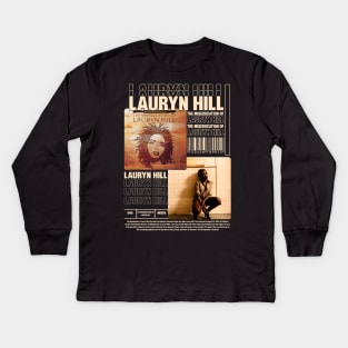 Lauryn Hill Fugees The Famous Vintage Retro Rock Rap Hiphop Kids Long Sleeve T-Shirt